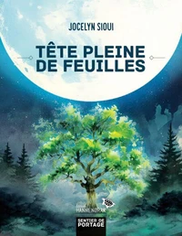 Tete pleine de feuilles