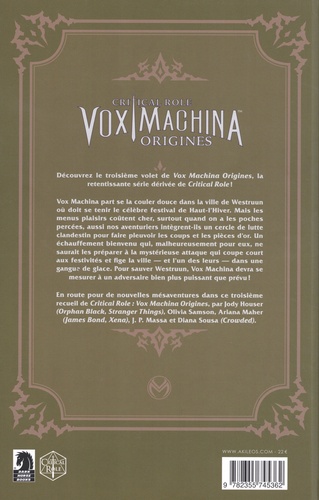 Critical Role Vox Machina Origines Tome 3