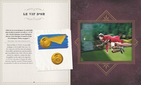 Le Quidditch. Dans les coulisses des films Harry Potter. 1 livre et 1 maquette à construire