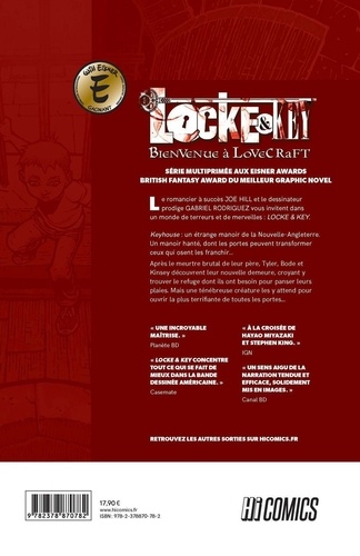 Locke & Key Tome 1 Bienvenue à Lovecraft - Occasion