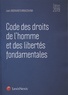 Joël Andriantsimbazovina - Code des droits de l'homme et des libertés fondamentales.