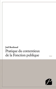 Pratique du contentieux de la fonction publique