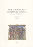 Joël Blanchard - Procès politiques au temps de Louis XI - Armagnac et Bourgogne.