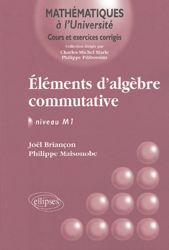 Joël Briançon et Philippe Maisonobe - Eléments d'algèbre commutative - Niveau M1.
