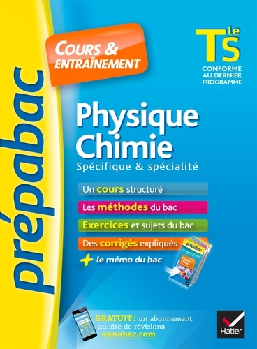 Physique-chimie Tle S specifique & specialité