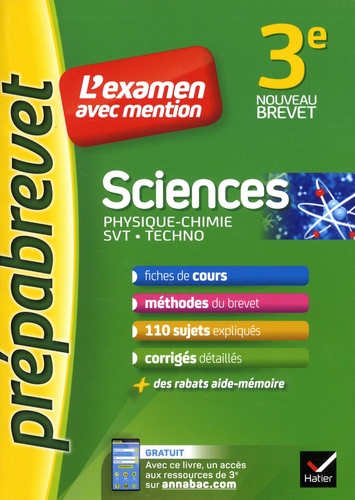 Sciences 3e. Physique-Chimie, SVT, Techno  Edition 2018