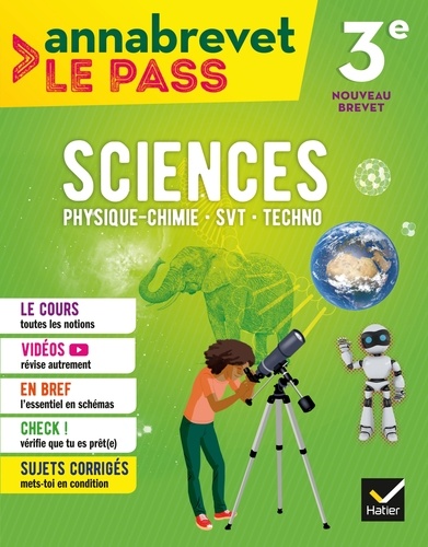 Joël Carrasco et Gaëlle Cormerais - Sciences : SVT, physique-chimie, technologie 3e.