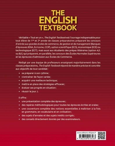 The English Textbook. Prépas commerciales 2e édition