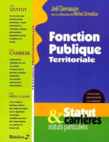 Joël Demasson - Fonction publique territoriale - Statut & Carrières.