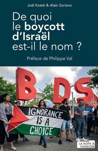 De quoi le boycott d'Israël est-il le nom ?