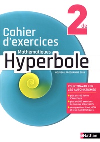 Pdf ebooks forum de téléchargement Mathématiques 2de Hyperbole  - Cahier d'exercices ePub MOBI PDB par Joël Malaval 9782091729213 (French Edition)