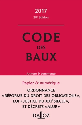 Joël Monéger et Nicolas Damas - Code des baux annoté & commenté.