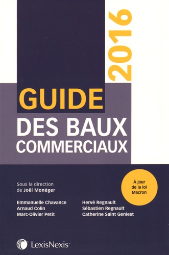 Joël Monéger - Guide des baux commerciaux.