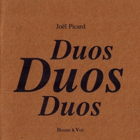 Joël Picard - Duos.