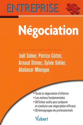 Joël Sohier et Patrice Cottet - Négociation.