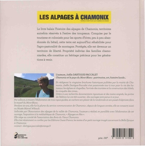 Les alpages à Chamonix. Terres d'hier pour les hommes de demain
