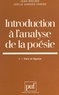 Joëlle Gardes-Tamine et Jean Molino - Introduction à l'analyse de la poésie (1). Vers et figures.