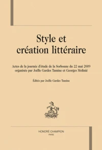 Style et création littéraire