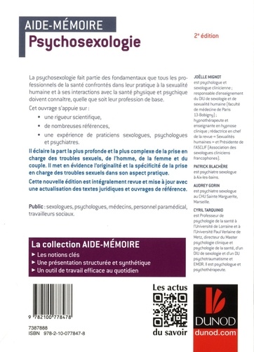 Psychosexologie De Joelle Mignot Grand Format Livre Decitre