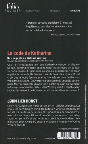 Une enquête de William Wisting  Le code de Katharina