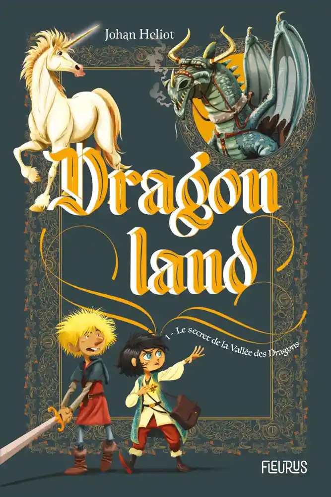 Couverture de Dragonland n° 1 Le secret de la Vallée des dragons