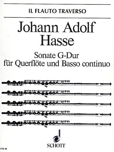 Johann adolph Hasse - Sonata G Major - flute (oboe, violin) and basso continuo..