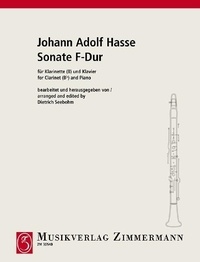Johann adolph Hasse - Sonate en fa majeur (original en sol majeur) - clarinet and piano..