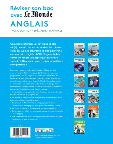 Anglais - LLCR Anglais Terminale  Edition 2021