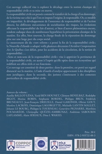 Sens et non-sens de la responsabilité civile