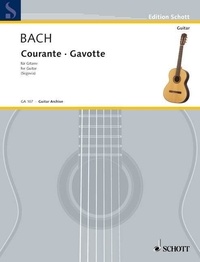 Johann sebastian Bach - Edition Schott  : Different Pieces - guitar..