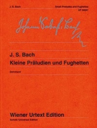 Johann sebastian Bach - Little Preludes and Fughettas - Edited from autographs and manuscript copies. piano..