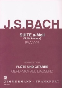 Johann sebastian Bach - Suite en la mineur - BWV 997. flute and guitar..