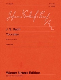Johann sebastian Bach - Toccatas - with early versions of BWV 912 and 913 and ornamented version of BWV 916. Edited from the sources. BWV 910-916. piano..