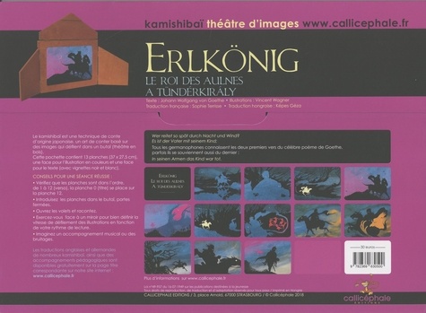 Erlkönig. Edition allemand-français-hongrois