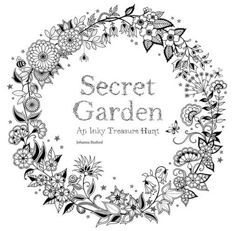 secret garden an inky treasure hunt and colouring book