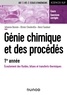 Johanne Bonnin et Olivier Chedeville - Génie chimique et des procédés - 1re année - Ecoulement des fluides, bilans et transferts thermiques.