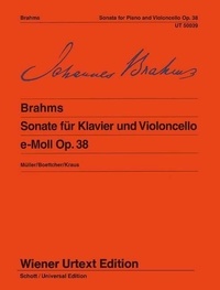 Johannes Brahms - Sonata - Edited from the original edition. op. 38. cello and piano..