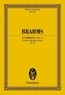 Johannes Brahms - Eulenburg Miniature Scores  : Symphonie No. 4 Mi mineur - op. 98. orchestra. Partition d'étude..