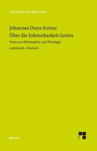 Über die Erkennbarkeit Gottes