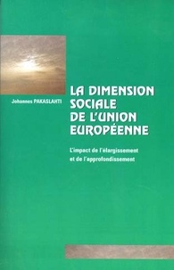 Johannes Pakaslahti - LA DIMENSION SOCIALE DE L'UNION EUROPEENNE.