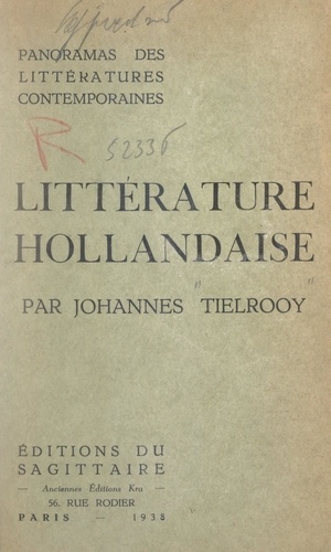 Panorama de la littérature hollandaise contemporaine