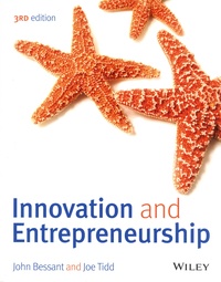 John Bessant et Joe Tidd - Innovation and Entrepreneurship.