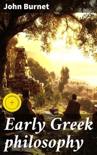 Early Greek philosophy