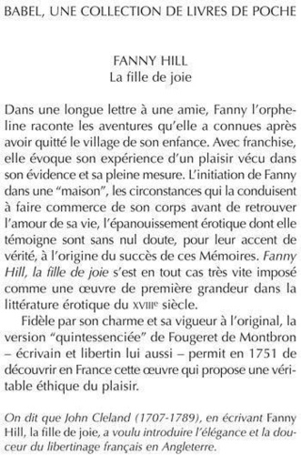 Fanny Hill. La fille de joie