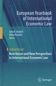 John D. Haskell et Akbar Rasulov - New Voices and New Perspectives in International Economic Law.