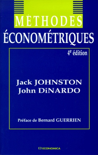 John Dinardo et Jack Johnston - Methodes Econometriques. 4eme Edition.