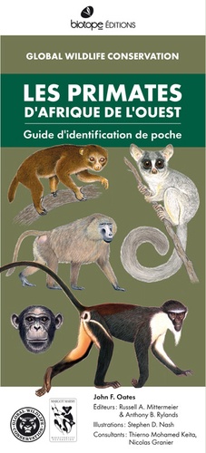 Les primates d'Afrique de l'Ouest. Guide d'identification de poche