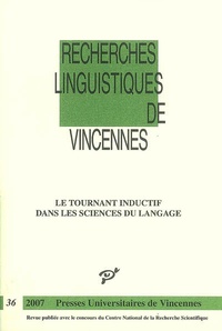 John Goldsmith et Alexandre Dikovsky - Le tournant inductif dans les sciences du langage.