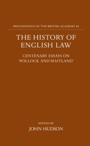 John Hudson - The History Of English Law.