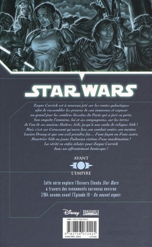 Star Wars Chevaliers de l'ancienne République Tome 5 Sans pitié !